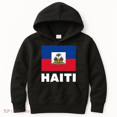 Haitian Flag Day Cool Haiti Flag Pride Kids Hoodie