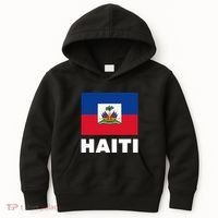 Haitian Flag Day Cool Haiti Flag Pride Kids Hoodie thumb 0