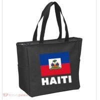 Haitian Flag Day Cool Haiti Flag Pride Tote Bag thumb 2