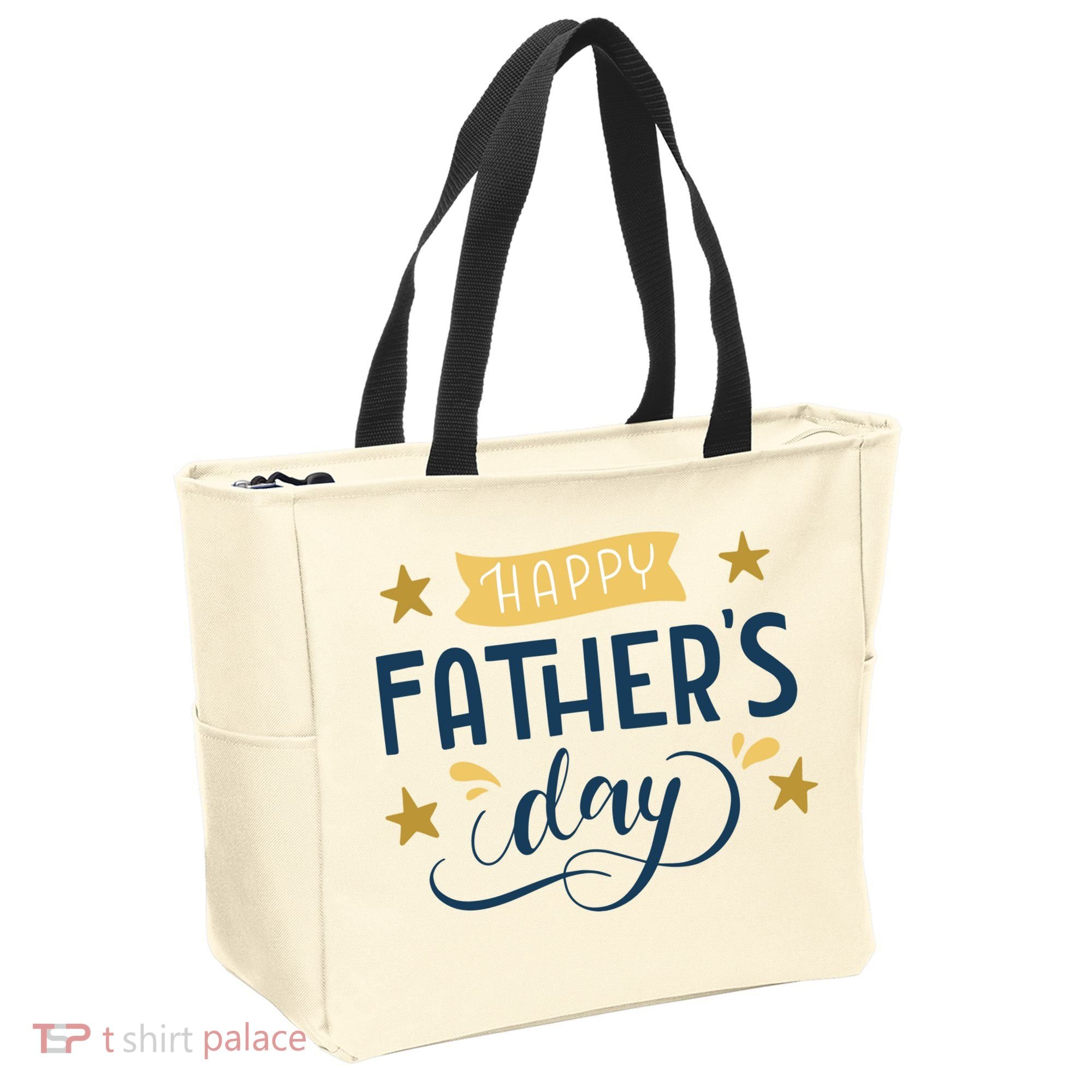 Happy Fathers Day Celebration Gift Tote Bag