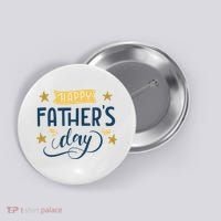 Happy Fathers Day Celebration Gift Button thumb 0