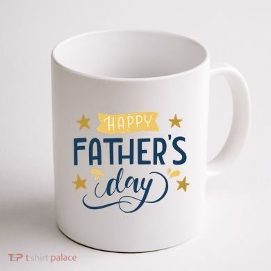 Happy Fathers Day Celebration Gift Coffee Mug back