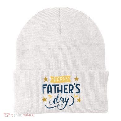 Happy Fathers Day Celebration Gift Beanie