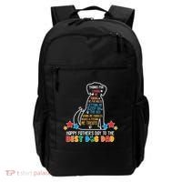 Happy Father's Dad To The Best Dog Dad Backpack thumb 0
