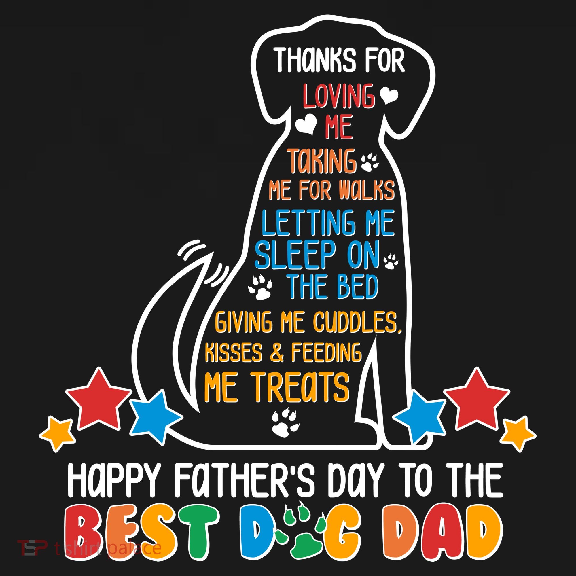 Happy Father's Dad To The Best Dog Dad Bucket Hat