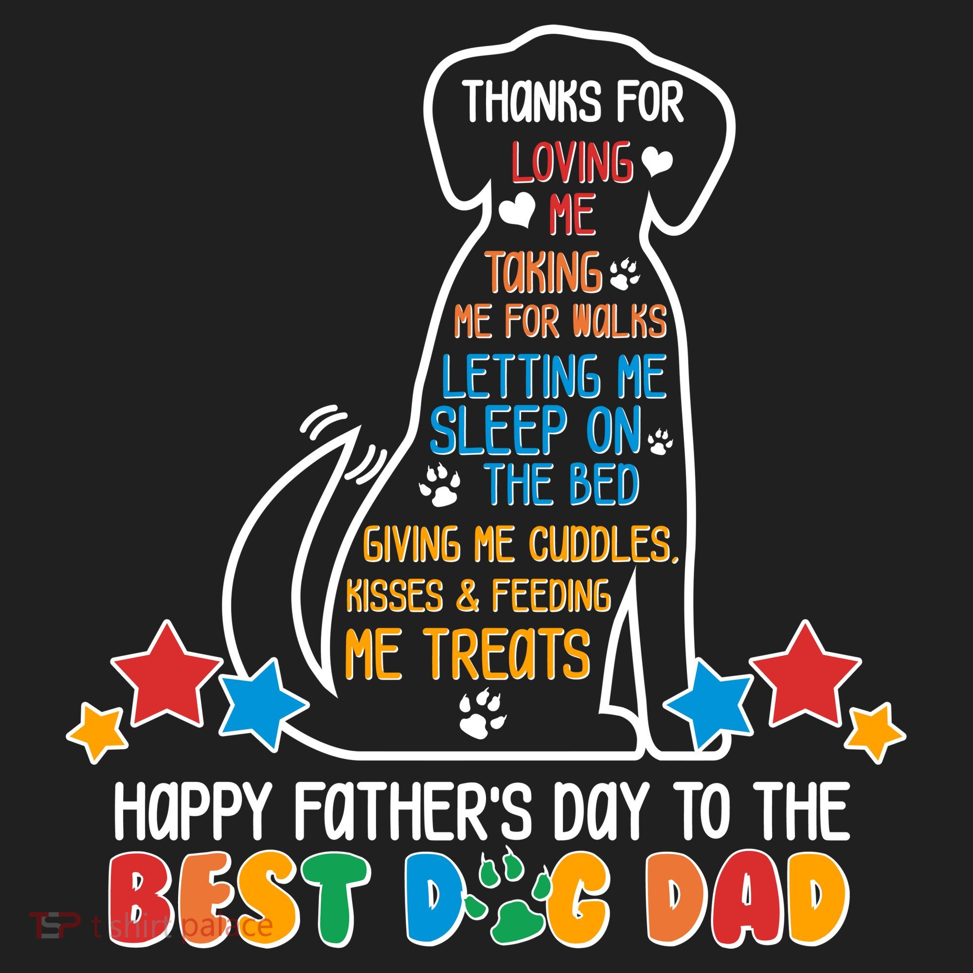 Happy Father's Dad To The Best Dog Dad Beanie