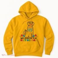 Happy Father's Dad To The Best Dog Dad Hoodie thumb 0