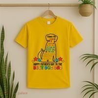 Happy Father's Dad To The Best Dog Dad T-Shirt thumb 2