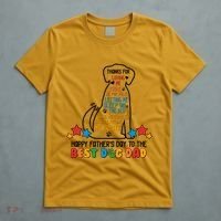 Happy Father's Dad To The Best Dog Dad T-Shirt thumb 5