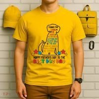 Happy Father's Dad To The Best Dog Dad T-Shirt thumb 6
