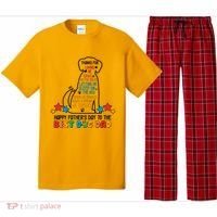 Happy Father's Dad To The Best Dog Dad Pajama Set thumb 0