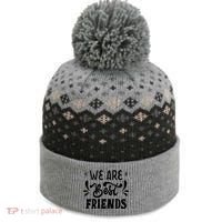 Happy Friendship Day Celebration Graphic The Baniff Cuffed Pom Beanie thumb 0