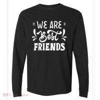 Happy Friendship Day Celebration Graphic Comfort Colors Heavyweight Long Sleeve T-Shirt thumb 0