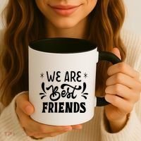 Happy Friendship Day Celebration Graphic Coffee Mug thumb 3