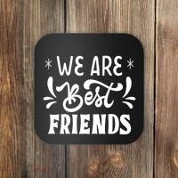 Happy Friendship Day Celebration Graphic Coaster thumb 0