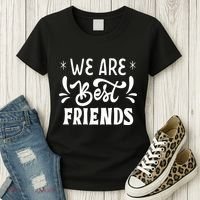 Happy Friendship Day Celebration Graphic Women's T-Shirt thumb 3