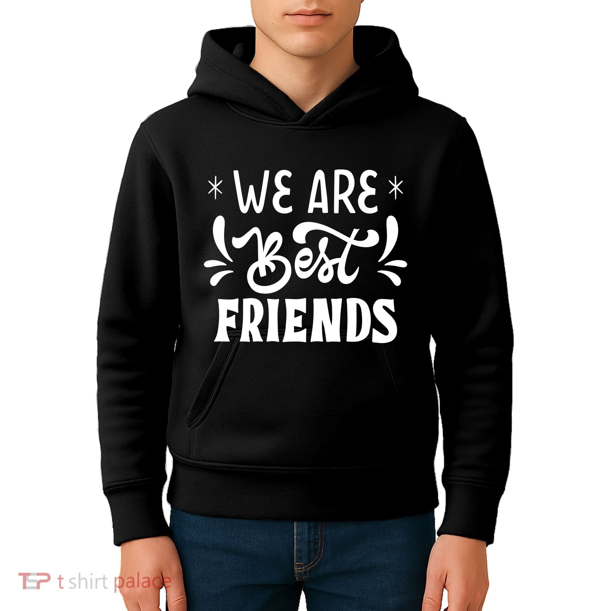 Happy Friendship Day Celebration Graphic Kids Hoodie
