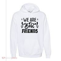 Happy Friendship Day Celebration Graphic Comfort Colors Garment-Dyed Hooded Sweatshirt thumb 0