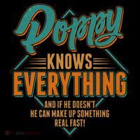Happy Fathers Day Poppy Knows Everything Visor thumb 3