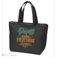 Happy Fathers Day Poppy Knows Everything Tote Bag thumb 3