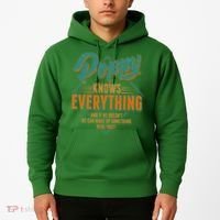 Happy Fathers Day Poppy Knows Everything Hoodie thumb 2