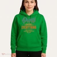 Happy Fathers Day Poppy Knows Everything Hoodie thumb 5