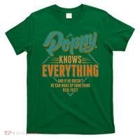 Happy Fathers Day Poppy Knows Everything T-Shirt thumb 0