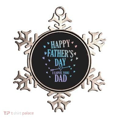 Happy Fathers Day I Love You Dad Papa Gift Ornament