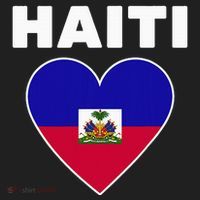 Haitian Flag Day Cool Haiti Flag Heart Pride Beanie thumb 2