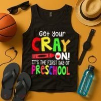Happy First Day Of Preschool Tank Top thumb 4