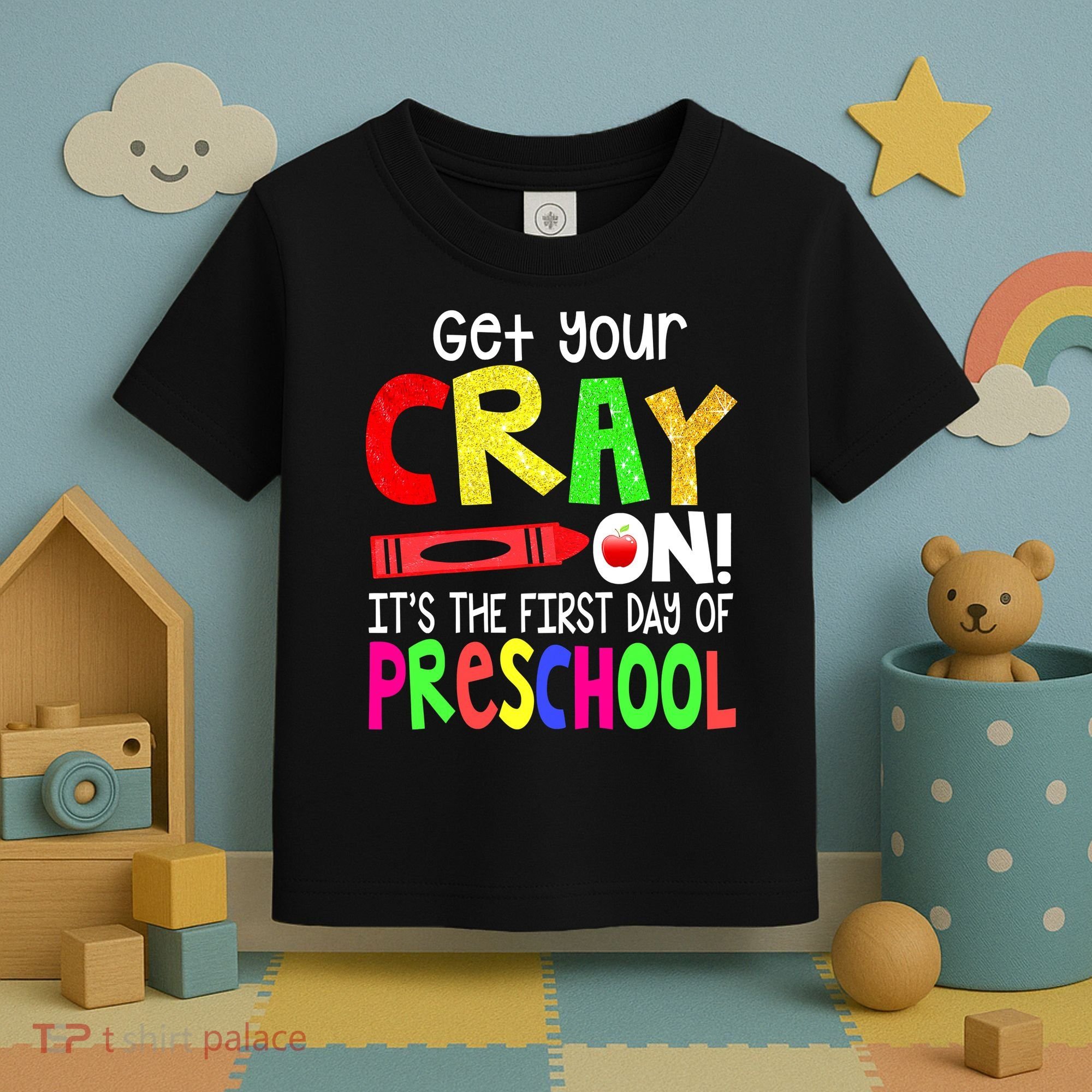 Happy First Day Of Preschool Toddler T-Shirt