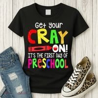 Happy First Day Of Preschool Women's T-Shirt thumb 3