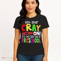 Happy First Day Of Preschool Women's T-Shirt thumb 4