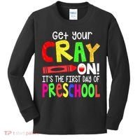 Happy First Day Of Preschool Kids Long Sleeve Shirt thumb 0