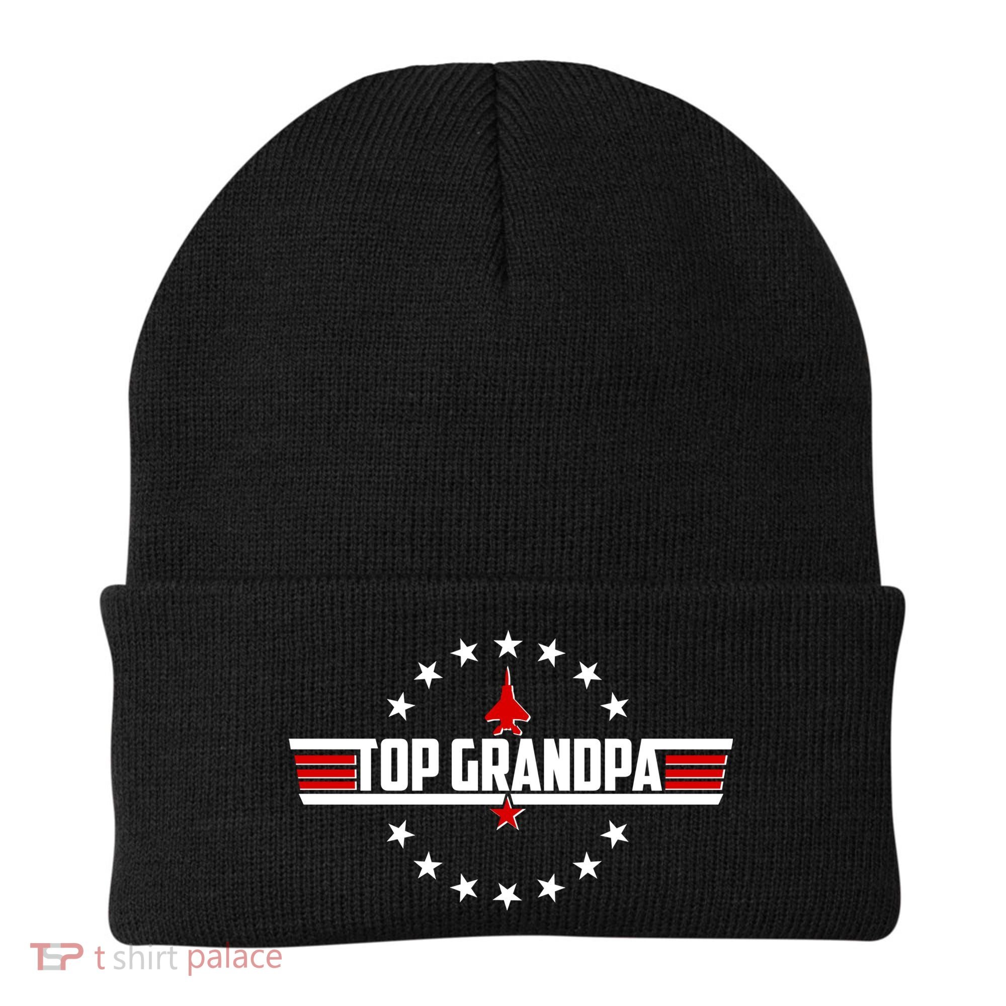 Happy Father's Day Top Grandpa Beanie