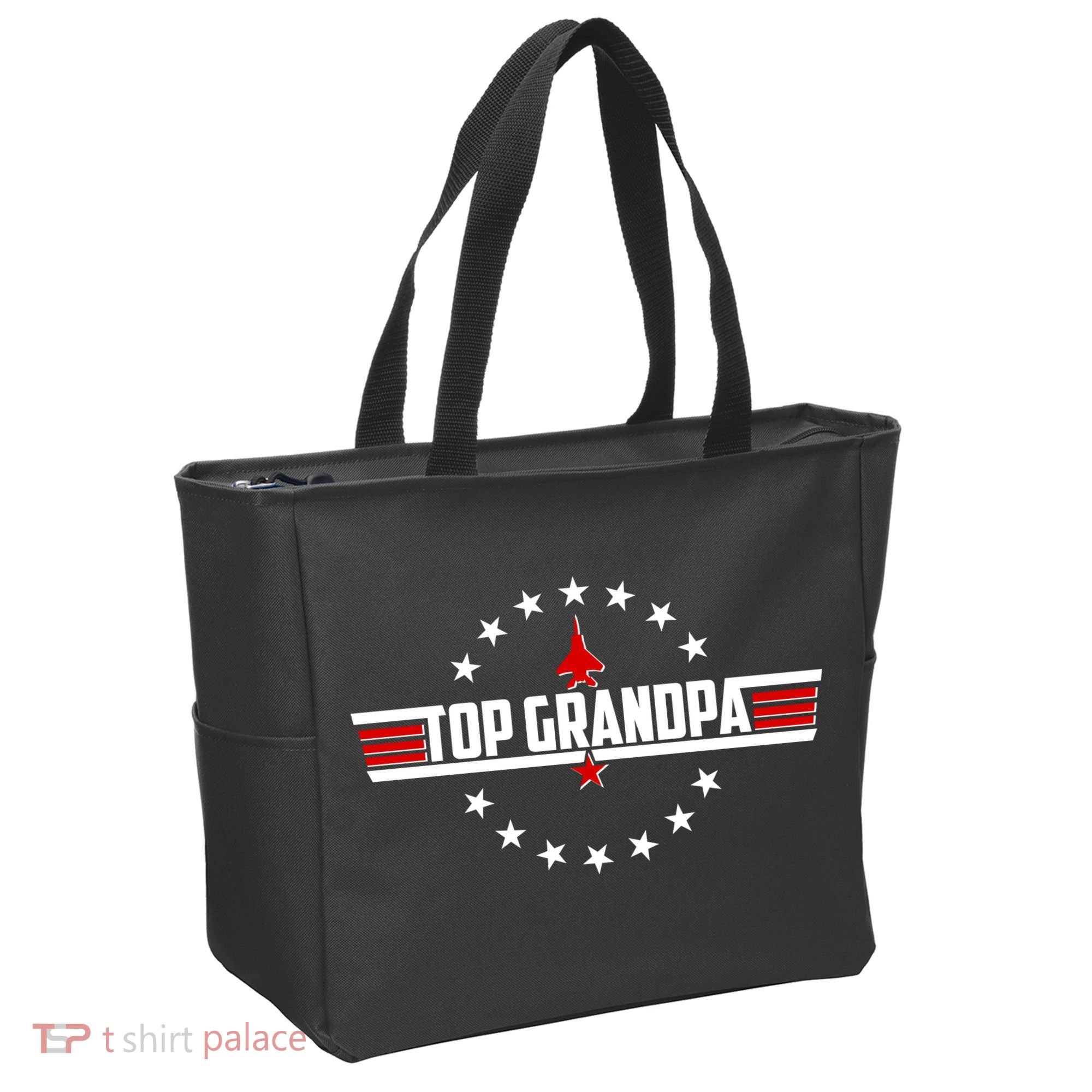 Happy Father's Day Top Grandpa Tote Bag