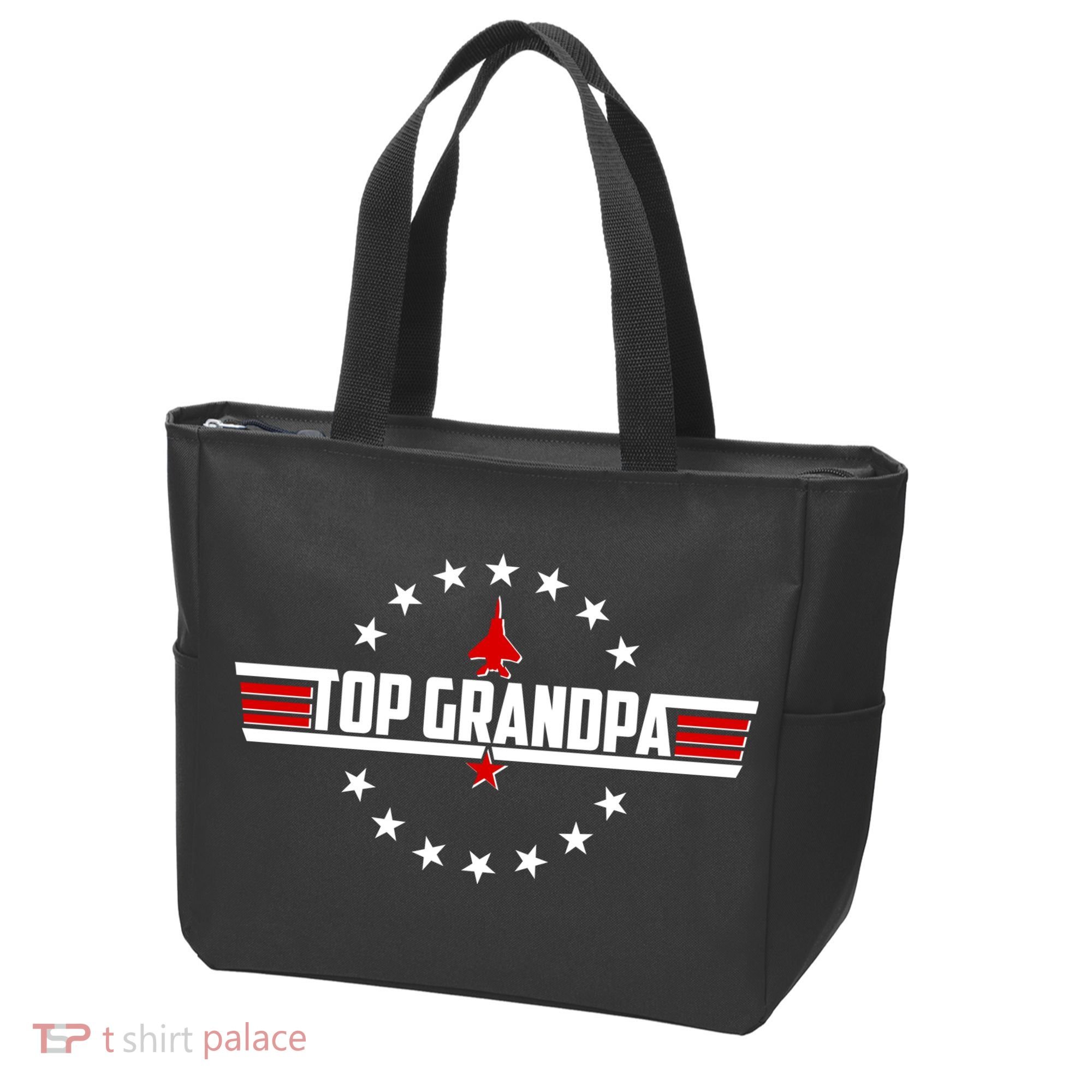 Happy Father's Day Top Grandpa Tote Bag