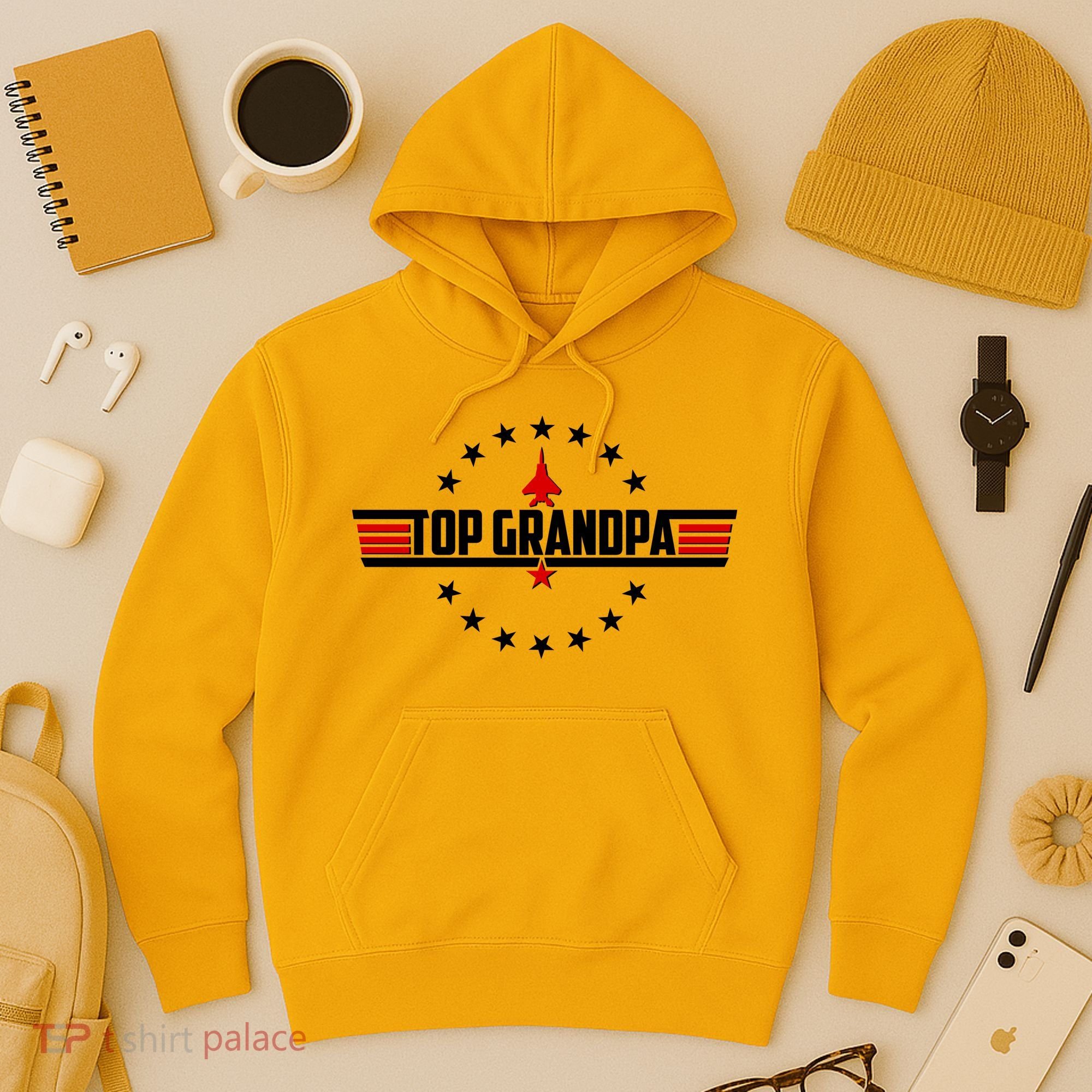 Happy Father's Day Top Grandpa Hoodie