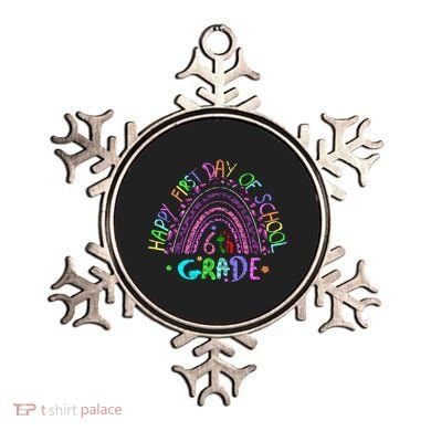 Happy First Day Of School 6Th Grade Gift Ornament