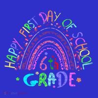 Happy First Day Of School 6Th Grade Gift Mousepad thumb 1