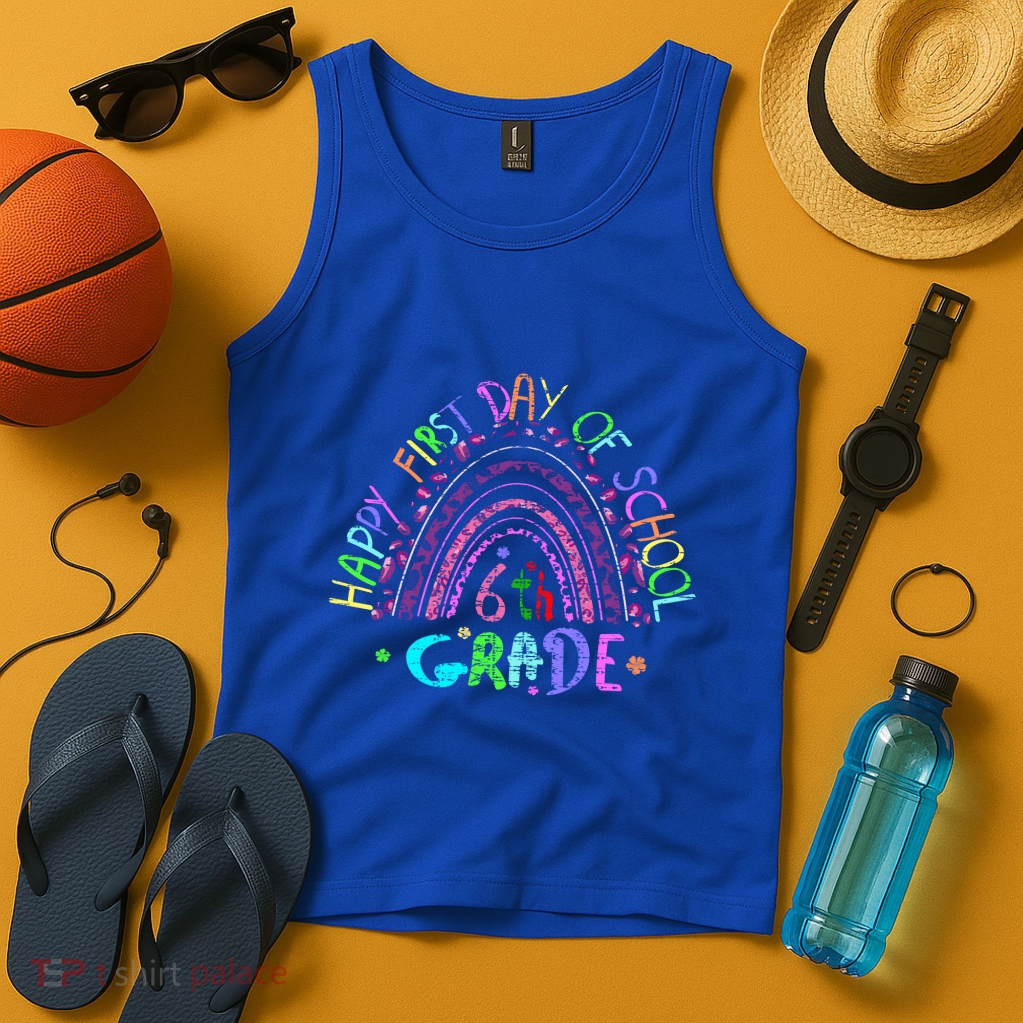 Happy First Day Of School 6Th Grade Gift Tank Top