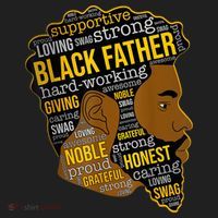 Happy Father Day Black Father King Afro African Man Women's Sweatshirt thumb 2
