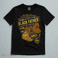 Happy Father Day Black Father King Afro African Man T-Shirt thumb 5
