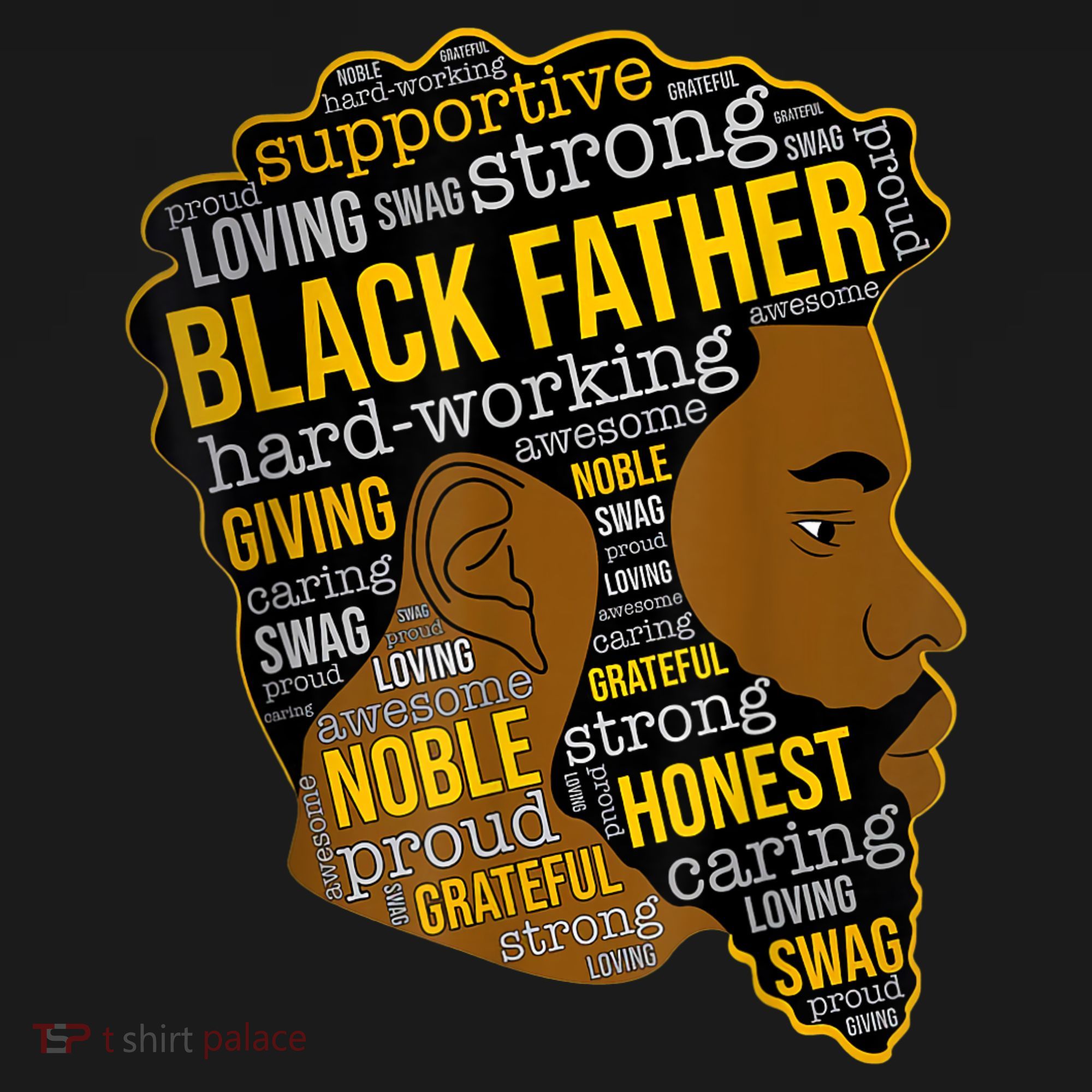 Happy Father Day Black Father King Afro African Man Women's Hoodie