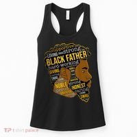 Happy Father Day Black Father King Afro African Man Women's Tank Top thumb 0