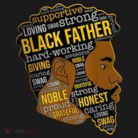 Happy Father Day Black Father King Afro African Man Baby Bodysuit thumb 2