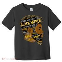 Happy Father Day Black Father King Afro African Man Toddler T-Shirt thumb 0