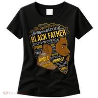 Happy Father Day Black Father King Afro African Man Women's T-Shirt thumb 0