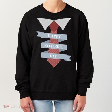 Happy Father's Day Tie Women's Sweatshirt