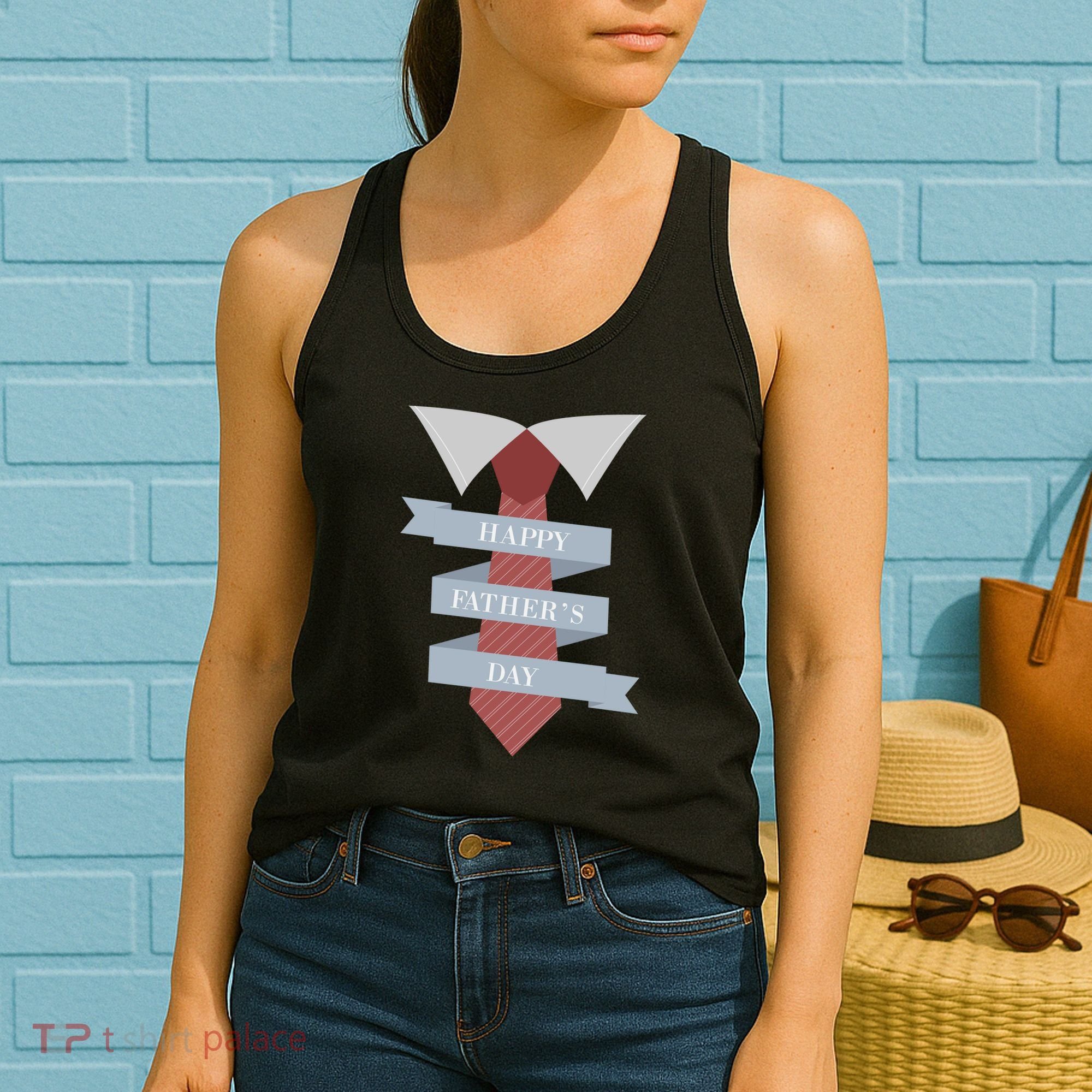 Happy Father's Day Tie Women's Tank Top